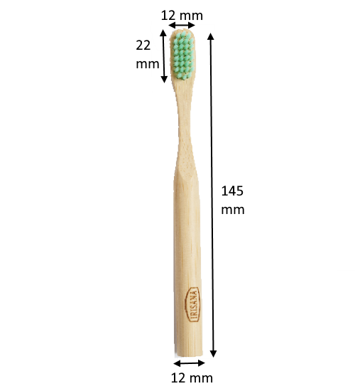 Cepillo dental infantil de bambú